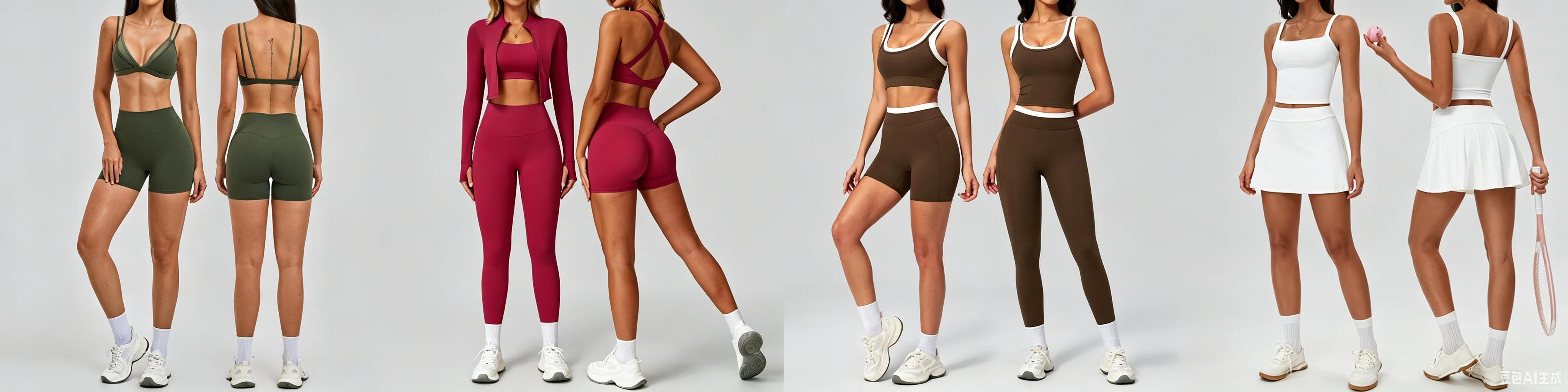 Wholesale activewear collection ready to ship from China factory