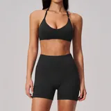 Jet Black Running Women's High Waist Yoga Leggings Tummy Control