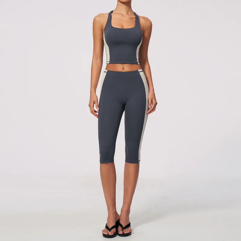Peach Butt Running Women's Yoga Set Bare Feel