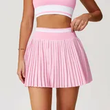 Light Pink Women's High Waist Tennis Athletic Skort High Waist