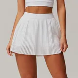 AS8782-1 · Swan White Swan White Women's Breathable Tennis Athletic Skort Bare Feel Slimming