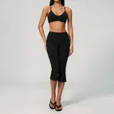 AS9616-2 · Jet Black Jet Black Women's Backless Supportive Yoga Activewear Set 2 Piece