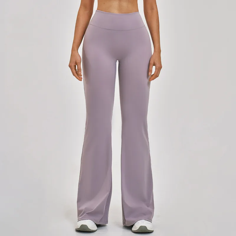 Running Women's Flared Yoga Workout Pants Brushed Slimming