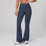 Cobalt Blue Casual Running Women's Wide Leg Yoga Pants Flared
