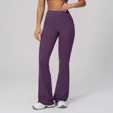 Dai Purple Casual Running Women's Wide Leg Yoga Pants Flared