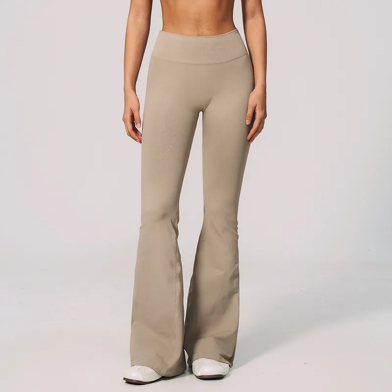 Women's Seamless Flared Yoga Pants High Waist Slimming