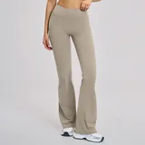 BP5061-1 · Frost Grey Frost Grey Women's Wide Leg Yoga Pants Flared Brushed Fitted
