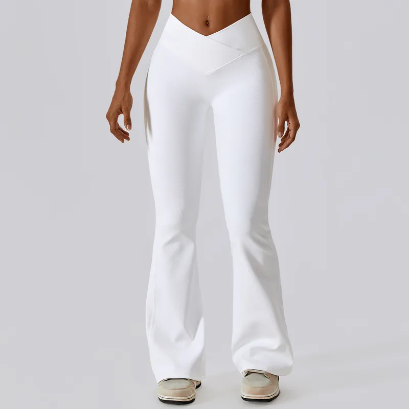 Women's Workout Fitness Wide Leg Yoga Pants Flared