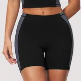 BS2567-2 · Jet Black Jet Black Women's Bare Feel Yoga Shorts Bare Feel Stretch