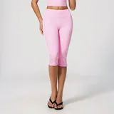 BS4506-5 · Sakra Pink Sakra Pink Bare Feel Women's Yoga Shorts Capri Length Fitted