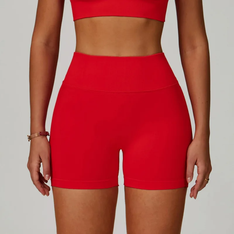 Women's Seamless Running Yoga Shorts Quick Dry Fitted