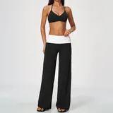 BS9666-2 · Meteorite Black Meteorite Black Women's Yoga Set Brushed Butt Lifting Flared Breathable