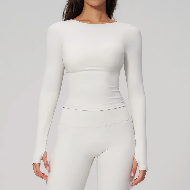 Women's Running Long Sleeve Top Long Sleeve Brushed