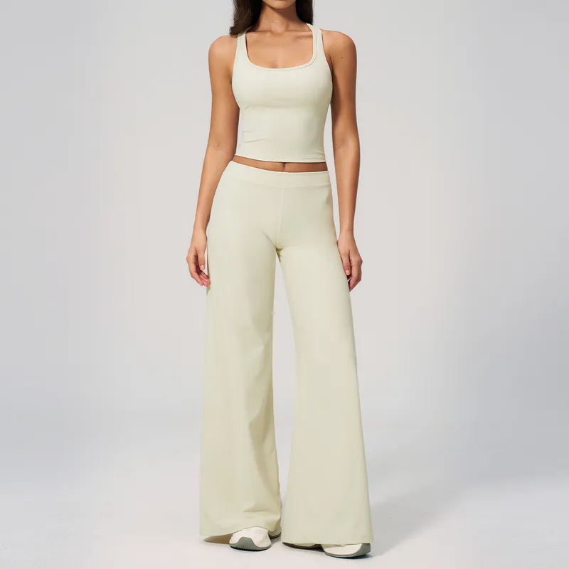 Women's Brushed Yoga Activewear Set Low Rise Fitted