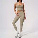 Terracotta Women's Running Training Yoga Activewear Set 2 Piece