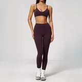 GS9616-5 · Ink Purple Ink Purple Women's Yoga Activewear Set Fitness Outdoor High Waist
