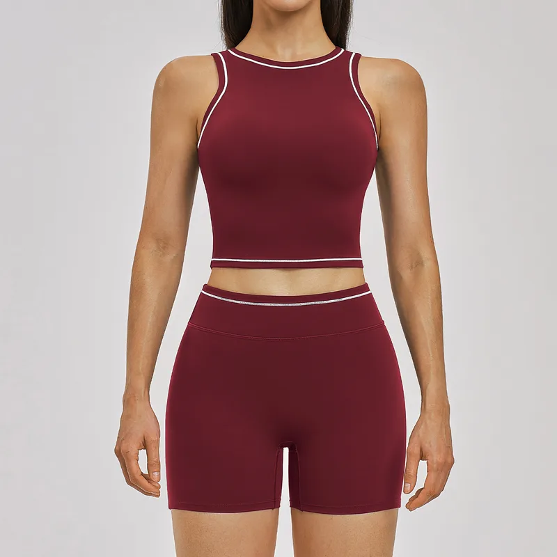 Women's Fitted Yoga Activewear Set Bare Feel Slimming