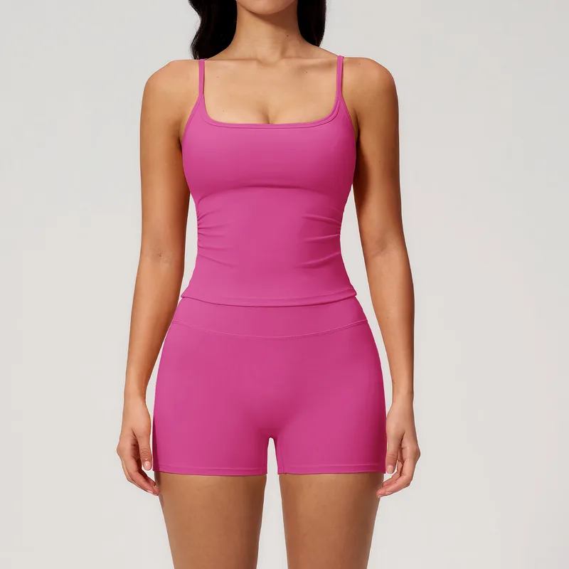 Women's Yoga Set Butt Lifting Outdoor Tank Brushed