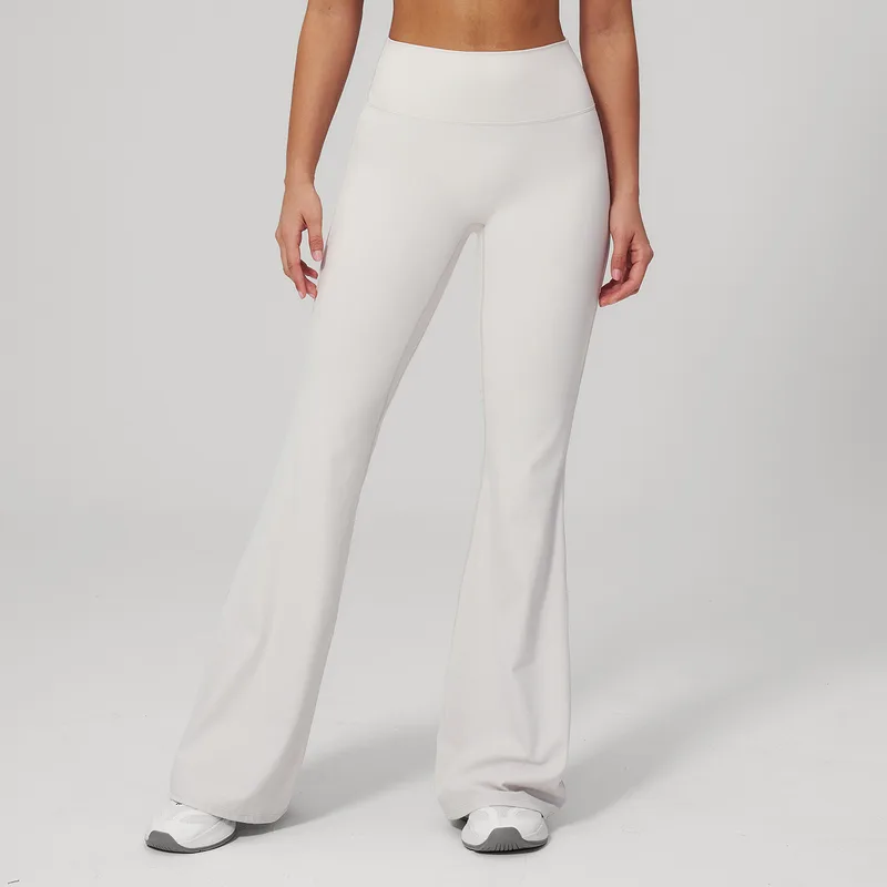 Wide Leg Yoga Pants Flared Brushed Slimming Fitted