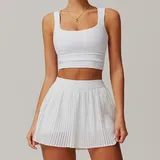 LS8782-1 · Swan White Swan White Cloud Feel Women's Yoga Set Backless Breathable Fitted