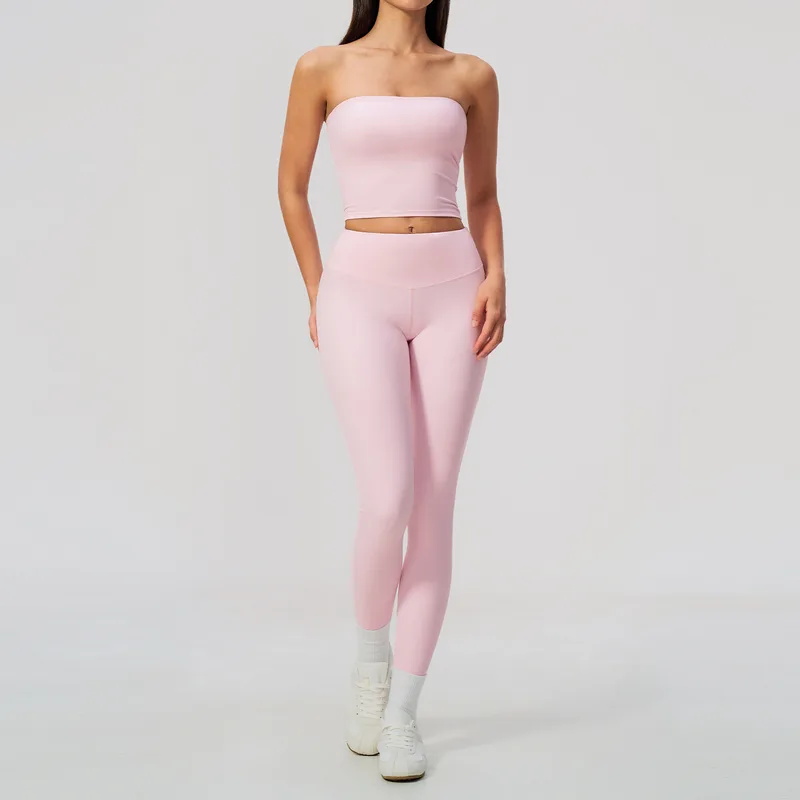 Butt Lifting Running Women's Yoga Set Tummy Control