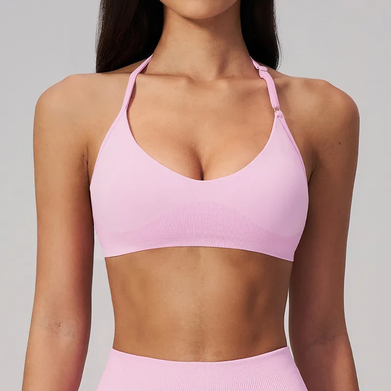 Women's Stretch Yoga Fitness Supportive Sports Bra Backless