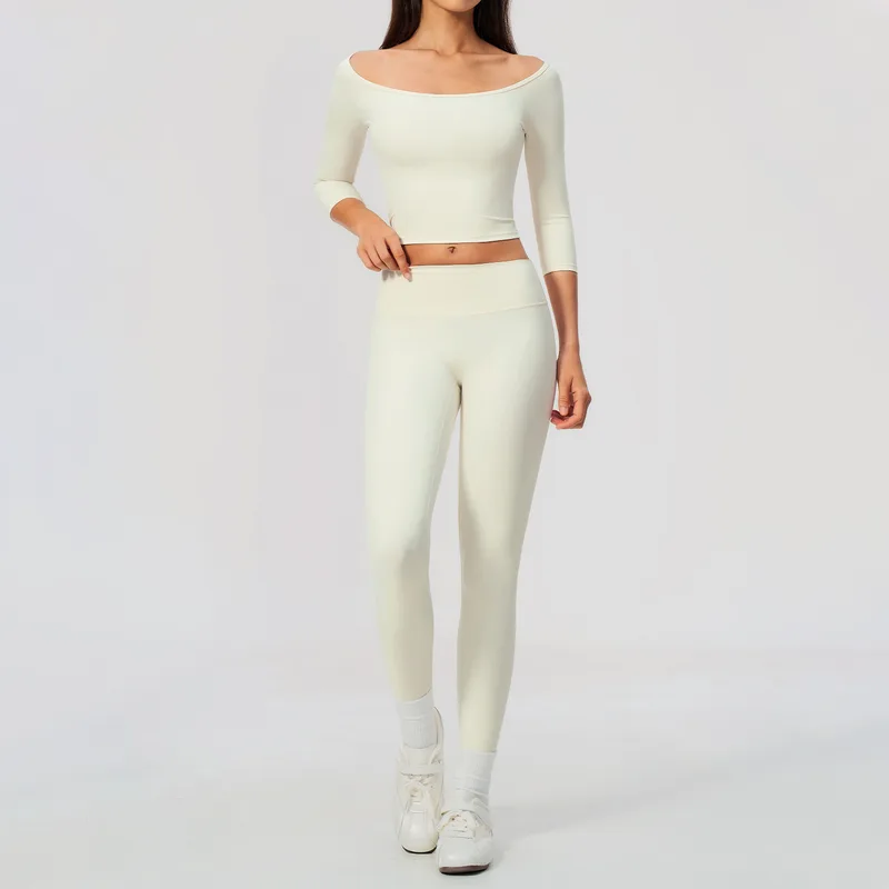 Women's Short Sleeve Top High Waist Slimming Fitted