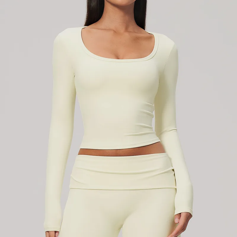 Women's Pilates Long Sleeve Top Long Sleeve Fitted
