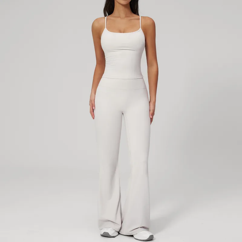 Women's Stretch Running Yoga Activewear Set Flared Breathable