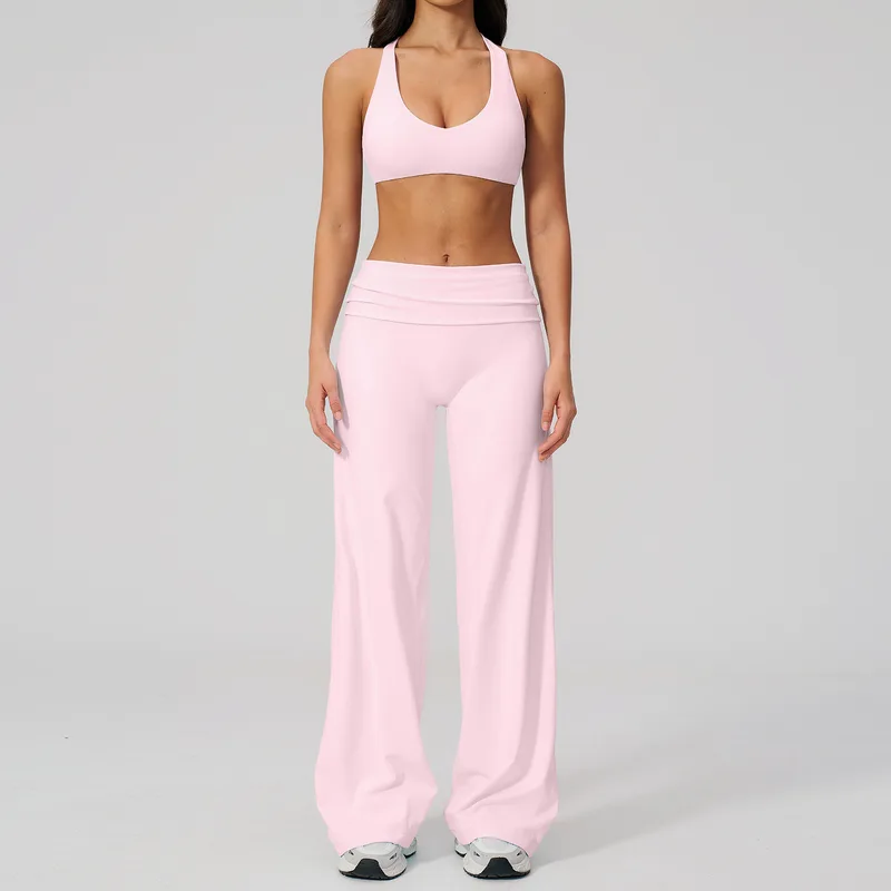 Women's Quick Dry Fitness Yoga Activewear Set Backless