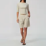 MS8793-3 · Oat Apricot Oat Apricot Women's Yoga Set Butt Lifting Breathable 2 Piece
