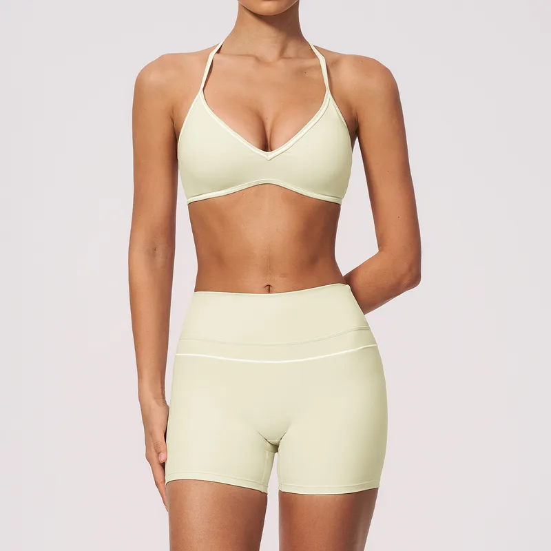 Women's Stretch Fitness Yoga Activewear Set Tummy Control