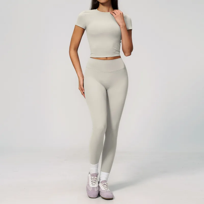 Women's Pilates Outdoor Fitness Yoga Activewear Set Fitted