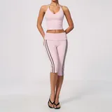Water Pink Backless Women's Yoga Activewear Set 2 Piece Fitted