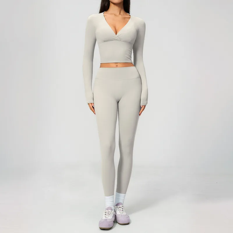 Women's Brushed Premium Yoga Set High Waist Slimming