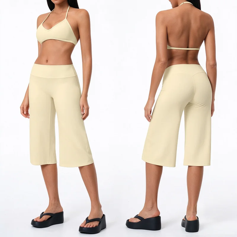 Women's Yoga Activewear Set Casual Running Tank Strappy