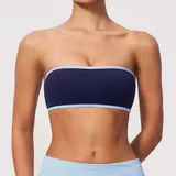 SB2570-3 · Dark Navy Dark Navy Women's Breathable Running Supportive Bra Color Block Fitted