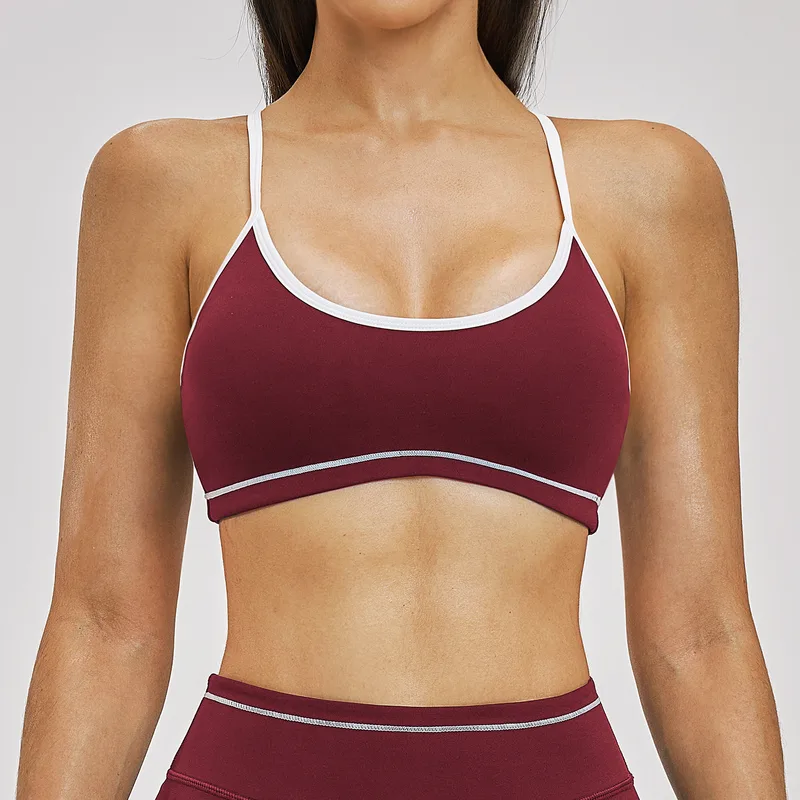 Women's Yoga Fitness Supportive Sports Bra Bare Feel