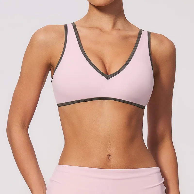 Women's Running Yoga Fitness Supportive Sports Bra Backless