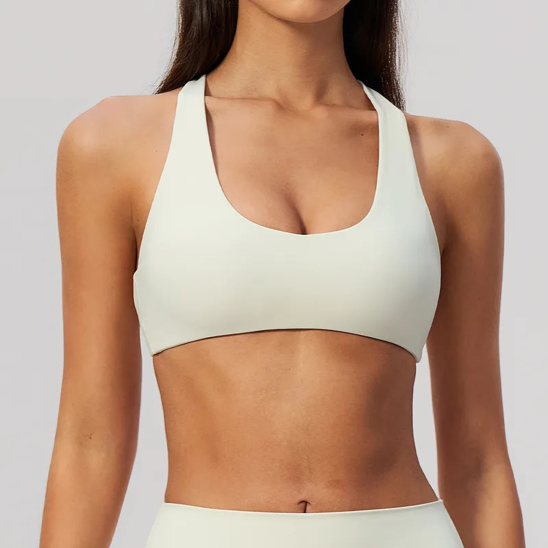 Women's Running Active Supportive Bra Cross Back Backless