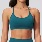 SB7137-1 · Soft Jade Soft Jade Women's Seamless Running Supportive Bra Backless Strappy Fitted