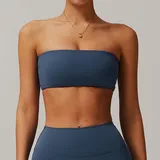 SB8075-3 · Badge Blue Badge Blue Women's Yoga Supportive Sports Bra Bare Feel Fitted