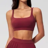 SB8782-4 · Cherry Red Cherry Red Women's Backless Fitted Supportive Bra Bare Feel Slimming