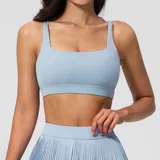 Ice Blue Women's Backless Fitted Supportive Bra Bare Feel Slimming