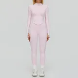 Sakura Pink Jacket + Leggings Yoga Set 7790