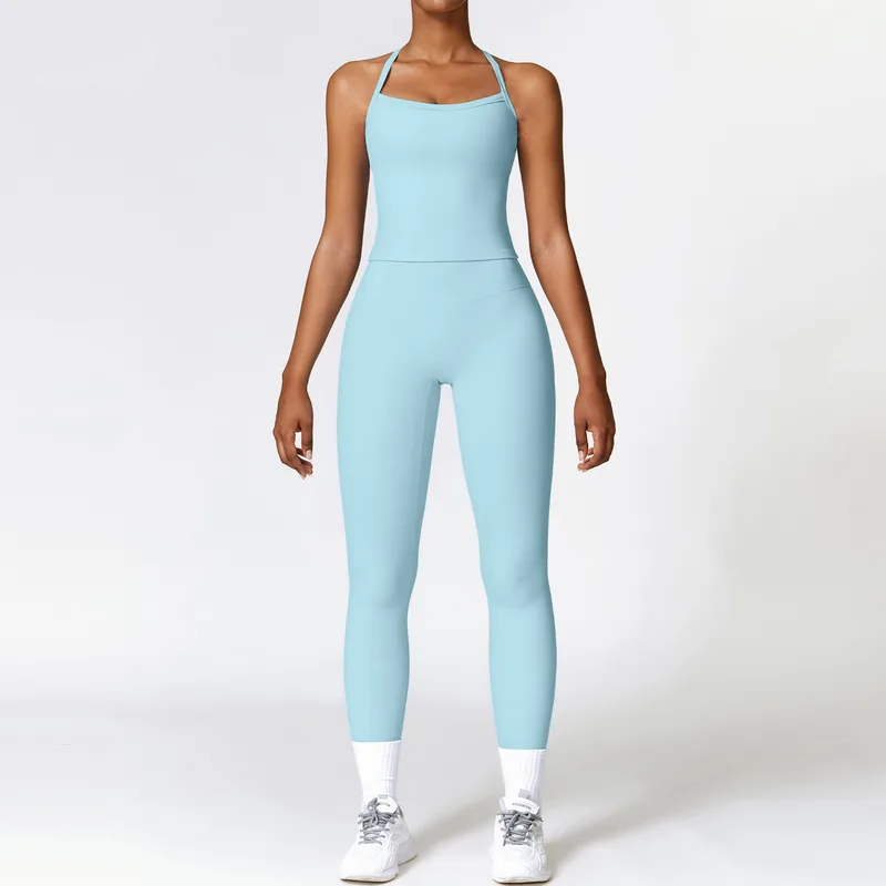 Tank Top + Leggings Yoga Set 8519