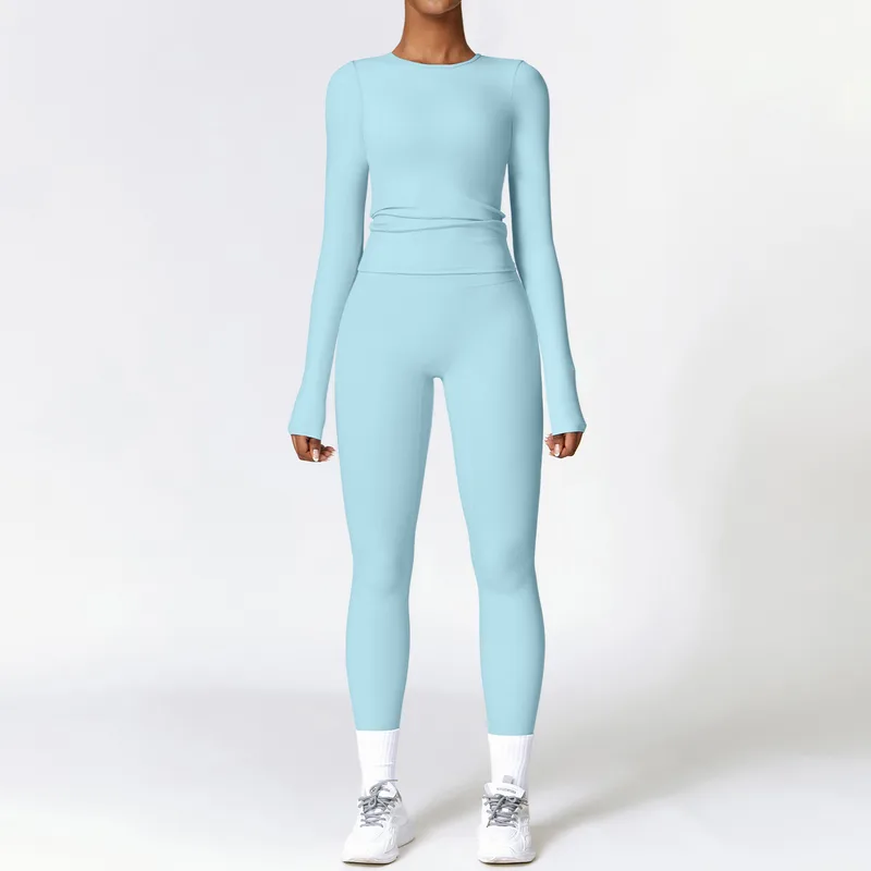 Long Sleeve + Leggings Yoga Set 8519