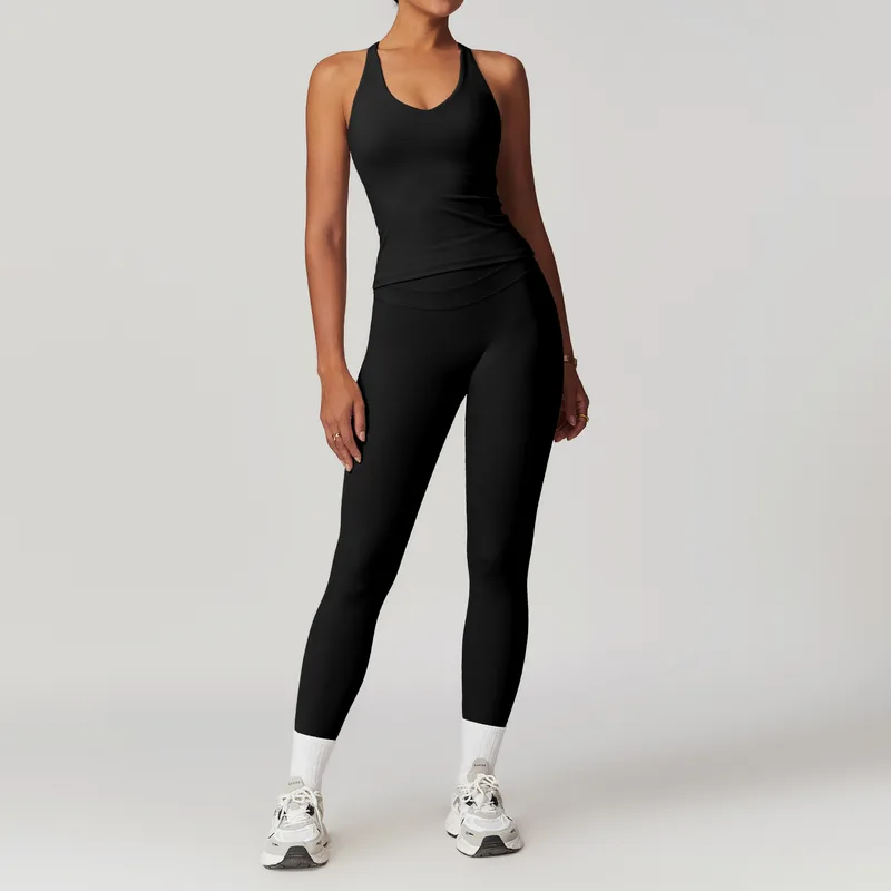 Tank Top + Leggings Yoga Set 8863