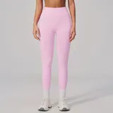 SL2557-1 · Sakra Pink Sakra Pink Women's Stretch Seamless Yoga Leggings High Waist Fitted