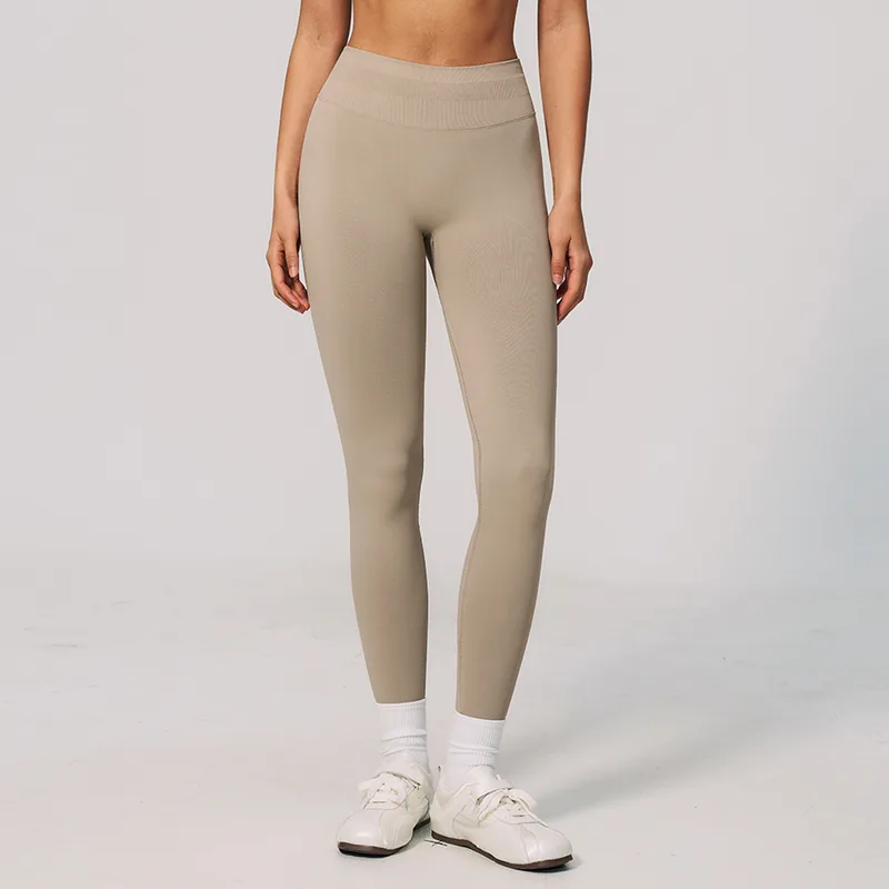 Running Seamless Yoga Leggings High Waist Fitted Women's